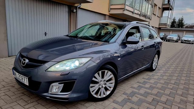 MAZDA 6 II KOMBI 2.0 MZR-CD 140KM 2008, navi, alu17, połskory, zamiana