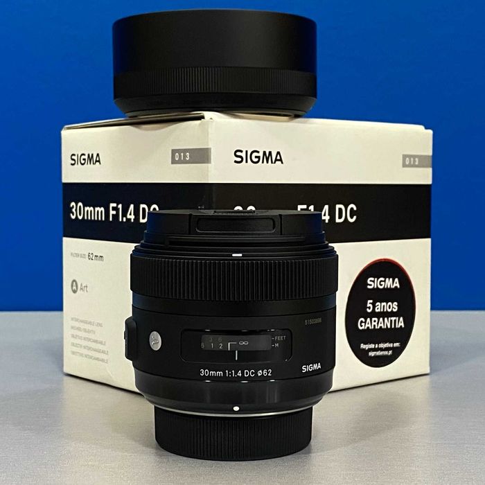Sigma ART 30mm f/1.4 DC HSM (Nikon) - NOVA - 5 ANOS DE GARANTIA