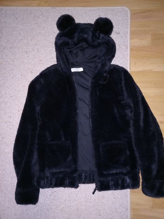 Джинси Bershka и шуба H&M на девочку 12-13лет