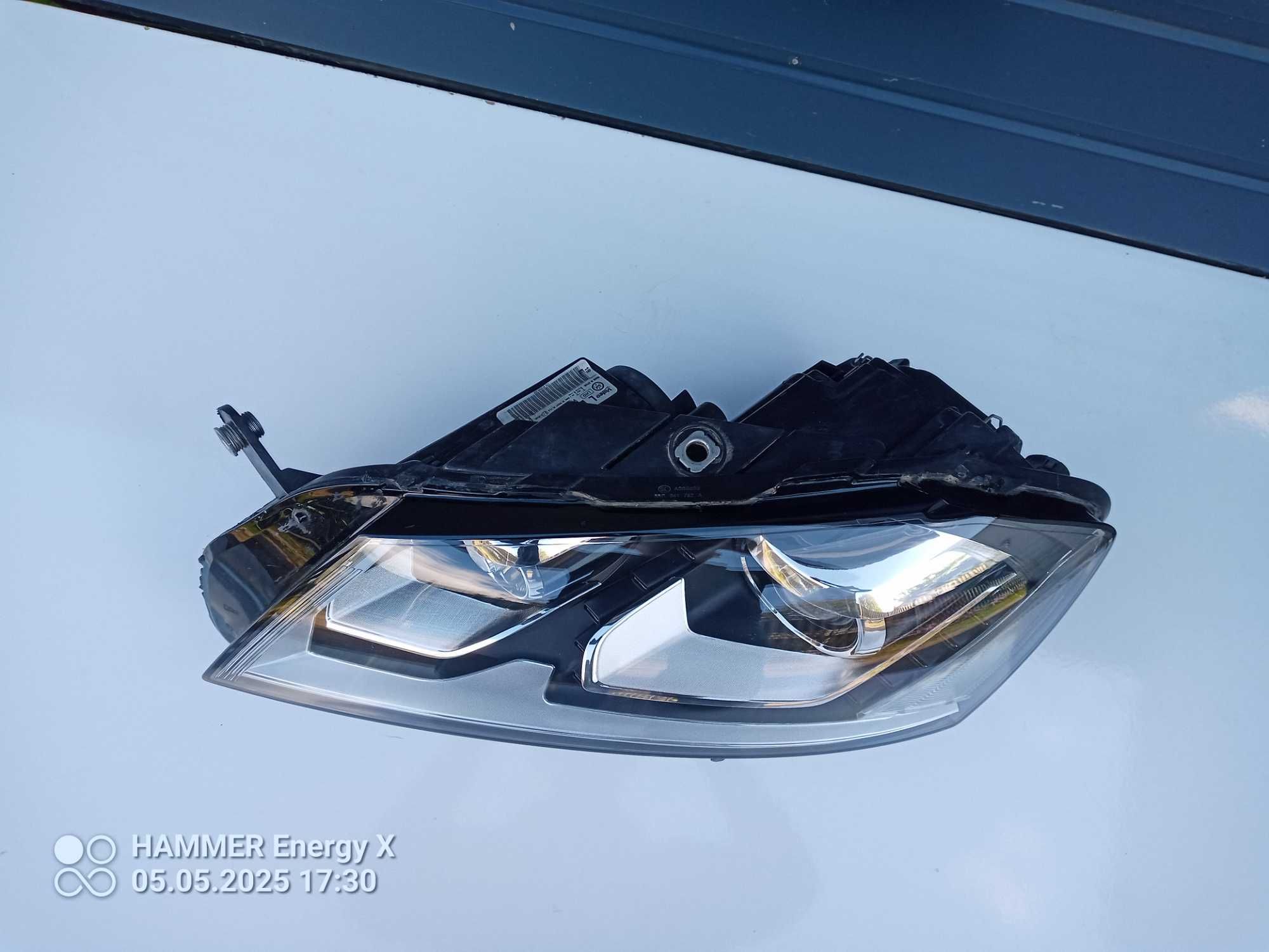 Lampa Lewa Przednia Lewy Przód VW Passat B7 3AB Bi Xenon Led Skrętny