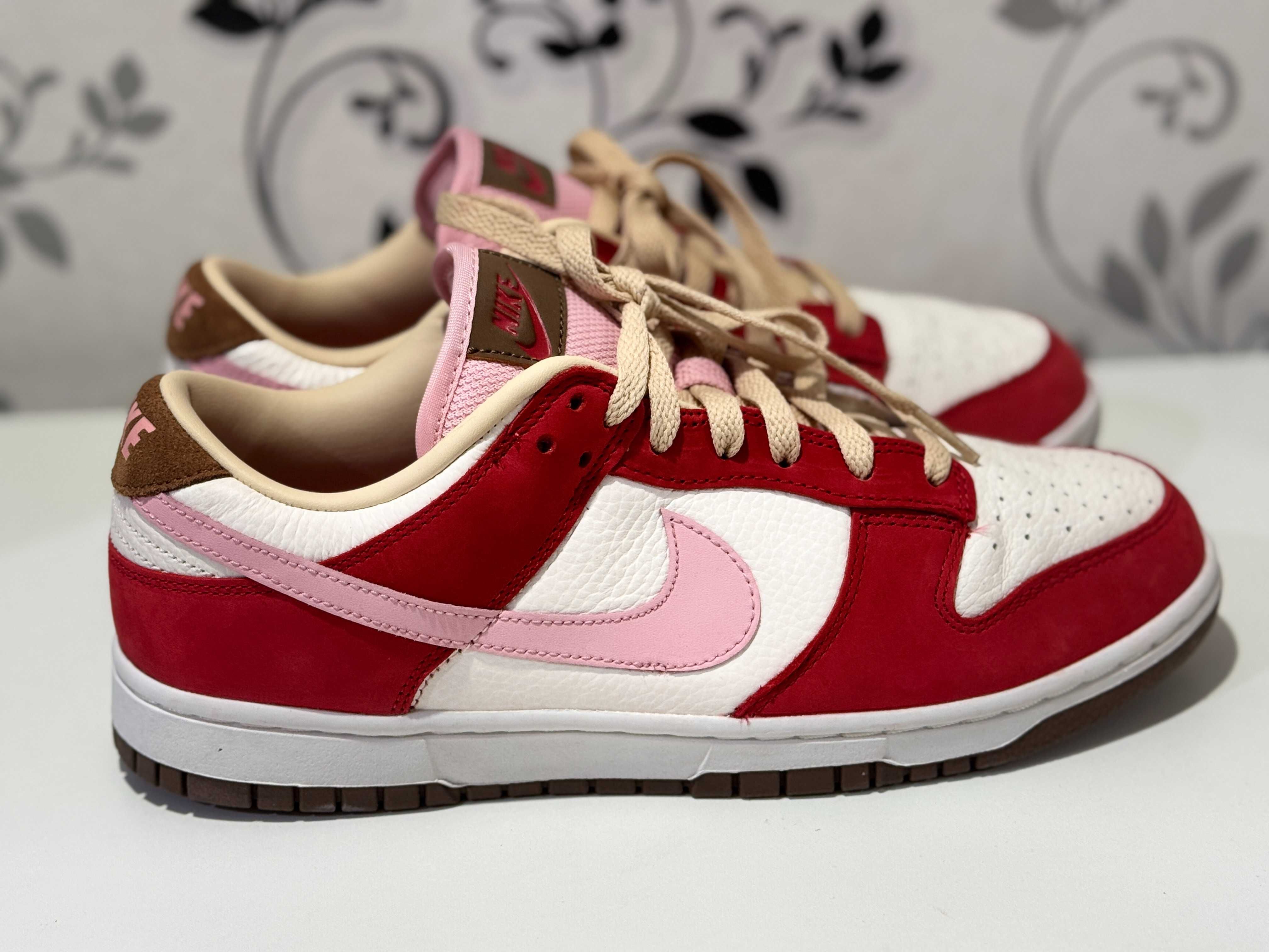 Кросівки Nike Dunk Low Prm White/Red FB7910-600,  41р, 42р