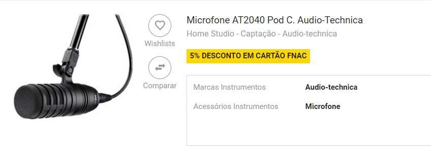 Microfone + Mixer Som + cabo smc6 6metros : Novos