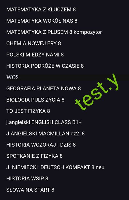 Matematyka z plusem chemia fizyka  puls życia 8 klasa nowa era histori