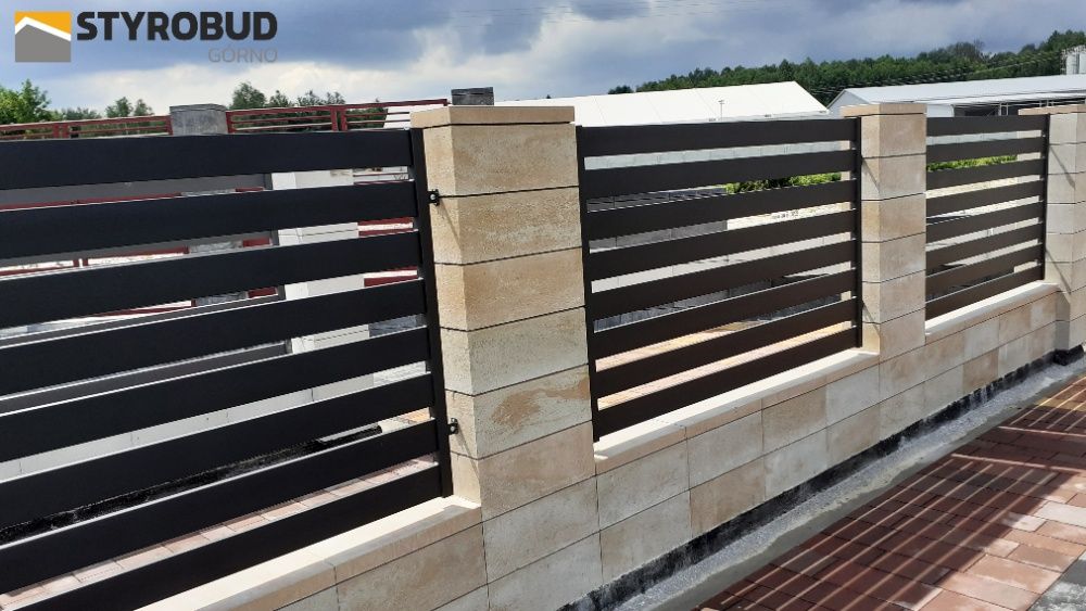 Styrobud Fini™ 360x360x200 Pustak betonowy - pustak ogrodzeniowy