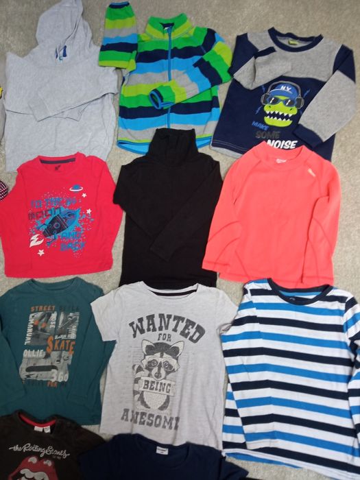 Mega paka ubrań 33 rzeczy dla chłopca 92-110