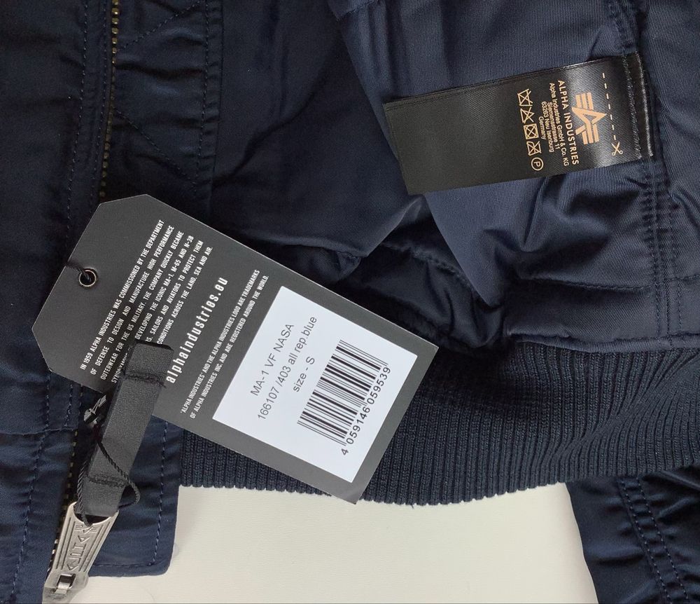 Kurtka Alpha Industries Ma-1 vf Nasa