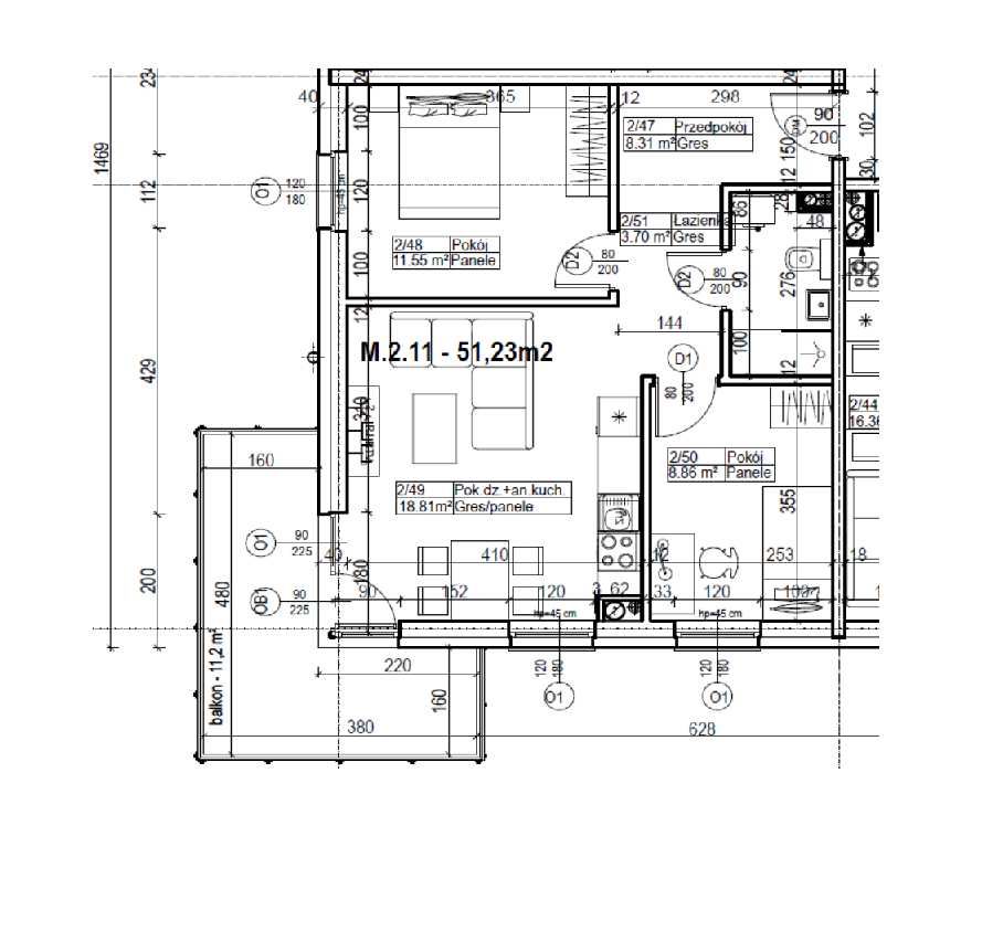 APARTAMENTY RONDO JUŻ W SPRZEDAŻY ! Atrakcyjne mieszkanie 51,23m²