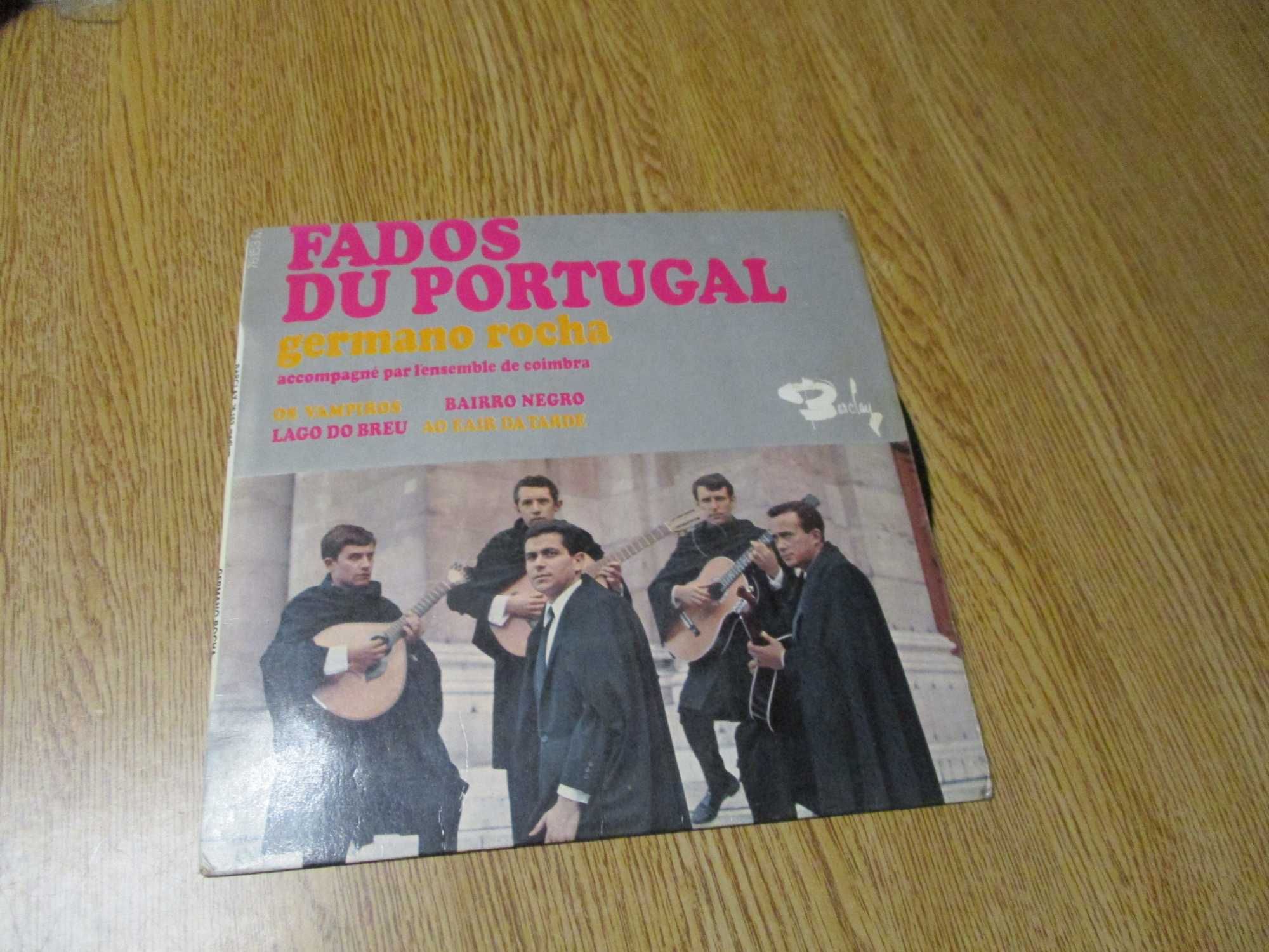 Disco de vinil EP fados de Portugal Germano Rocha