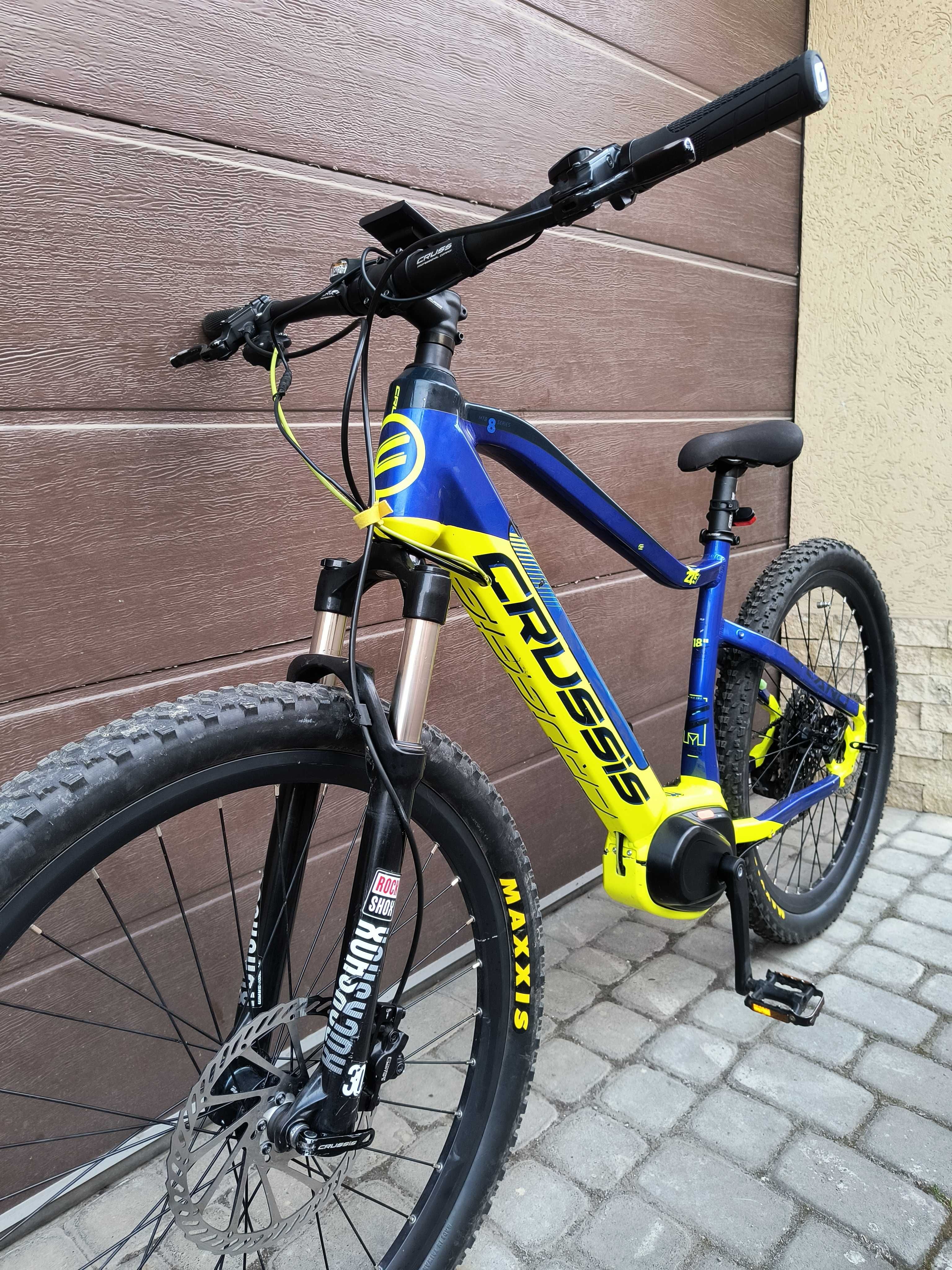 Електровелосипед Сrussis e-atlant 8.5-s, двигун BAFANG M400, розмір M