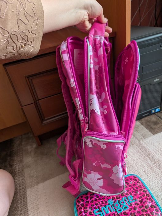 Шкільний портфель , рожевий