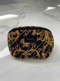 VERSACE black borocco belt bag (28CM)