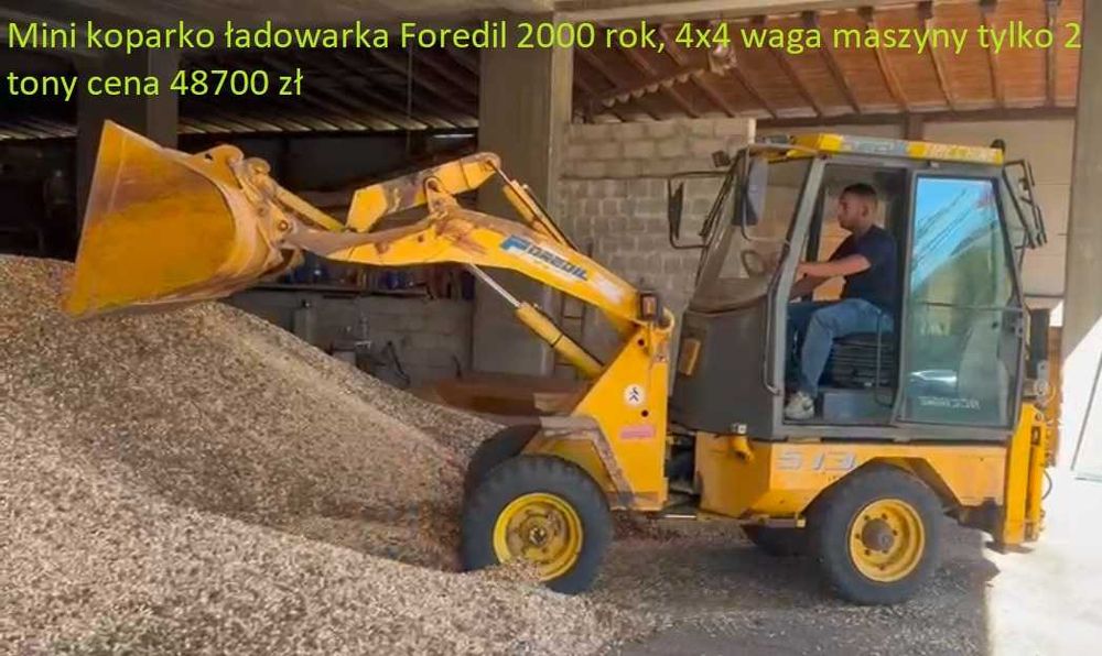 Koparko ładowarka FIORI 4x4 jak 2cx