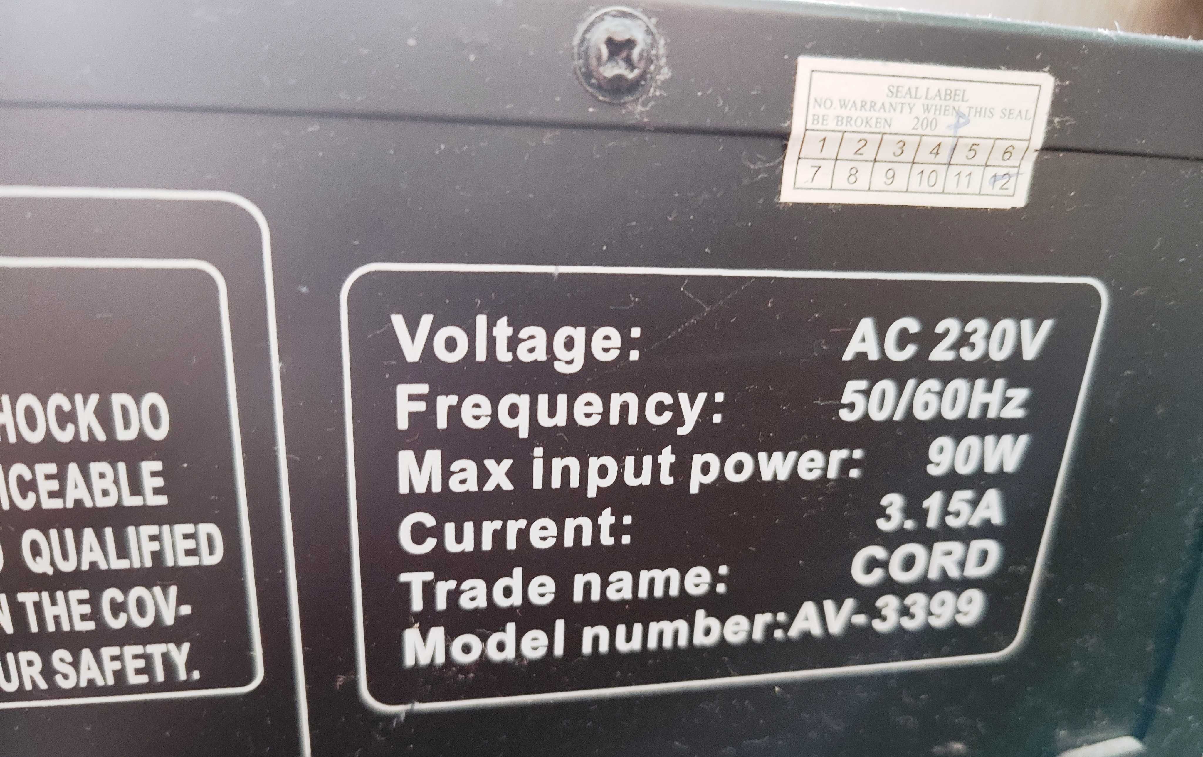 Amplituner CORD AV-3399