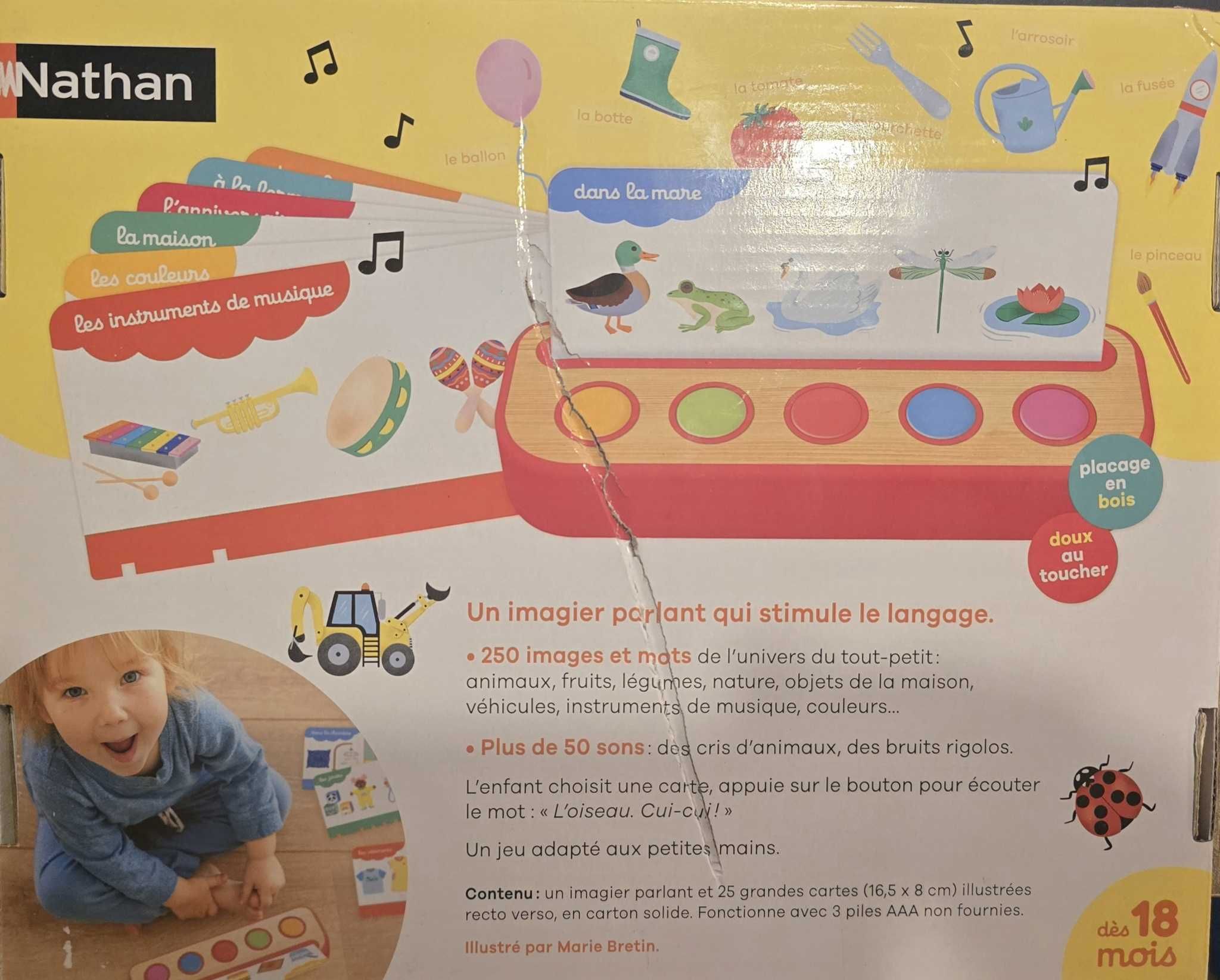 Nathan - Gra Edukacyjna Gadające Obrazki - Wersja Francuska