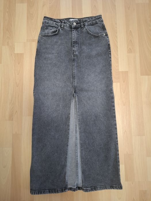 Джинсова спідниця з розрізом one by one