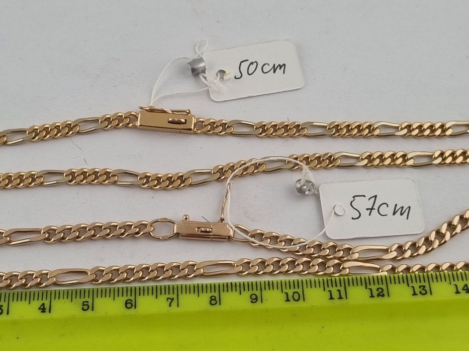 Золотая цепочка "фигаро"