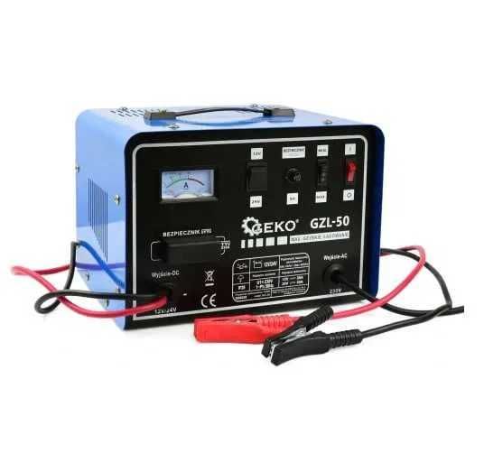 Автомобільне пуско-зарядне Geko GZL-50 на 12V / 24V пускове зарядний