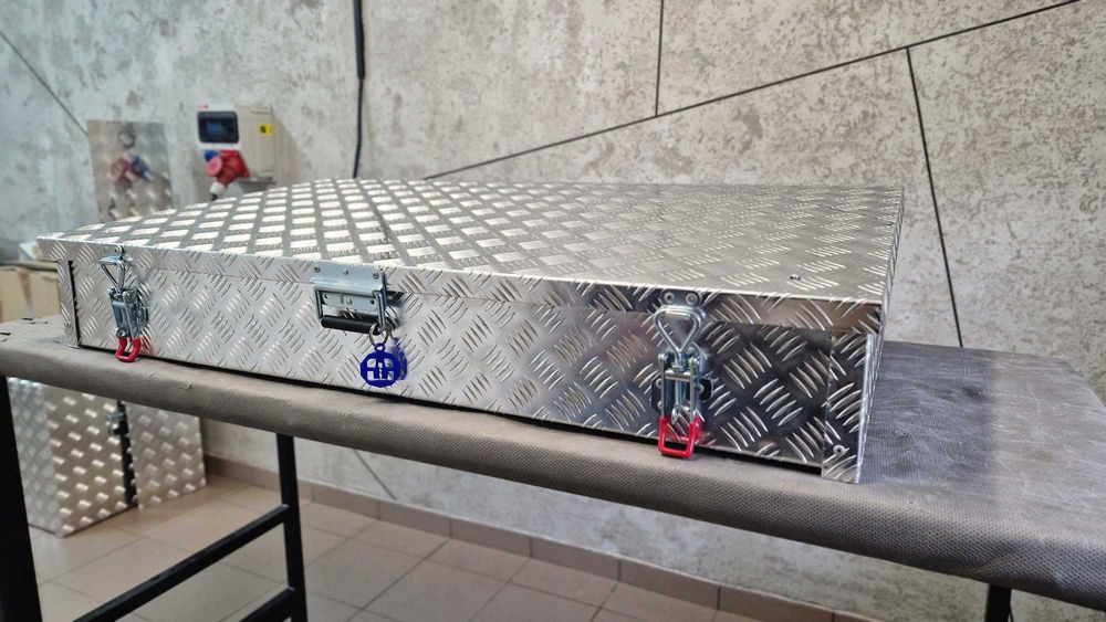 Skrzynia Narzędziowa Aluminiowa Ryflowana PRO