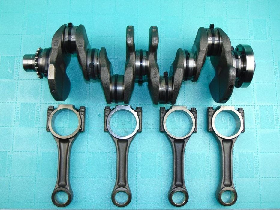 oryginalny wał korbowy 1,9tdi bls 105km plus korbowody 038g idealny