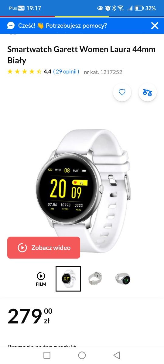 Smartwatch zegarek damski Garett Laura