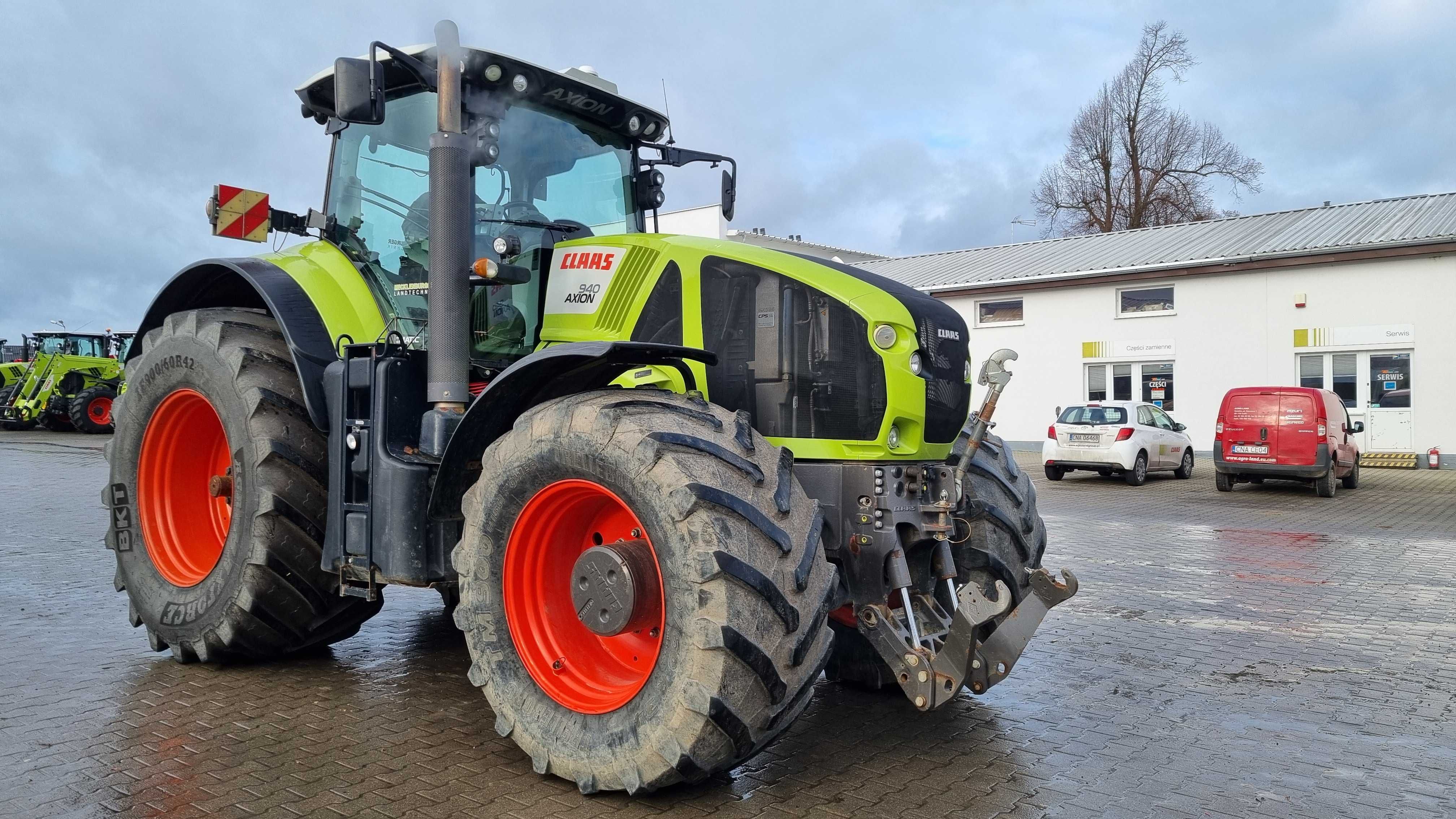 Ciągnik rolniczy Claas Axion 940 rok 2013 CMATIC, GPS