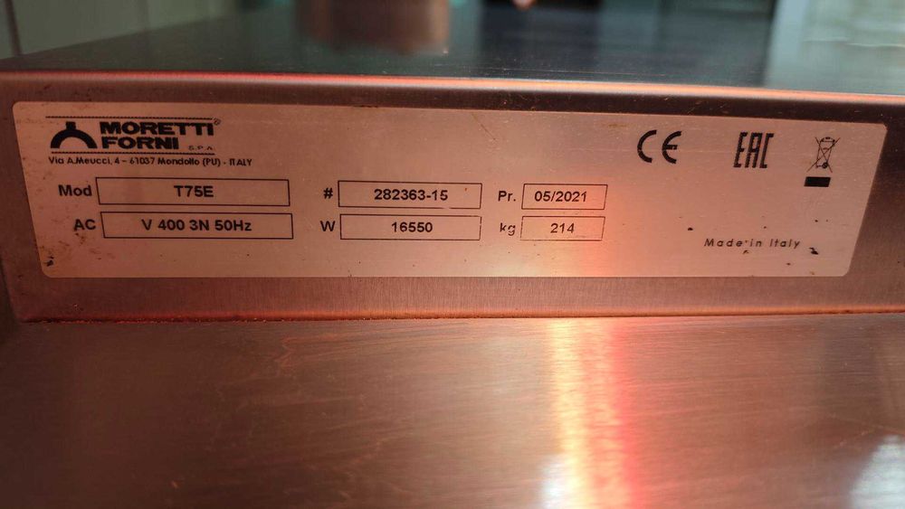 Sprzedam piec do pizzy Moretti Forni T75E