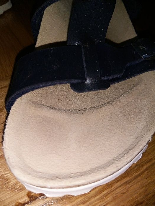 Шлепанцы кожаные ортопедические 37,5 - 38 р