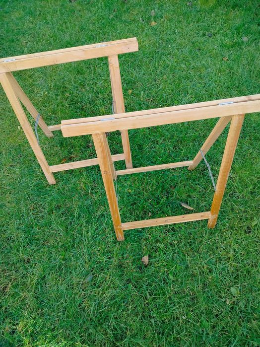 Stojak pod siodło kobyłki drewniane  stojak roboczy cena za 2 szt