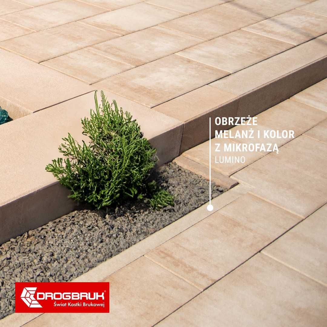 Obrzeże betonowe, krawężnik, opornik DROGBRUK 6x20x100 KOLOR MELANŻ