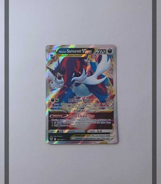 Hisuian Samurott Vstar 102/189 ASR Pokemon ENG-NM