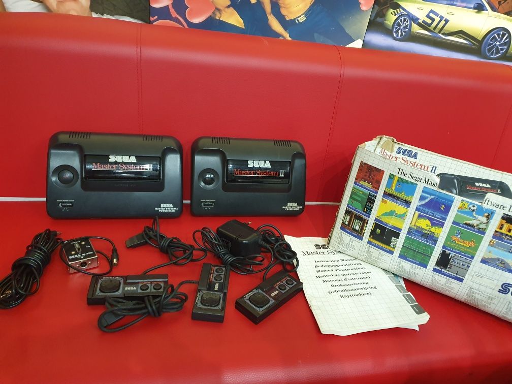 Konsola Retro Sega System Master 2 II - 2szt pady pudelko 1986rok