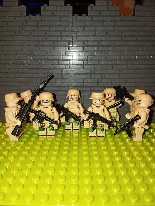 Zestaw 8 Figurek jednostki specjalne żołnierze WOJSKO jak LEGO / Cobi