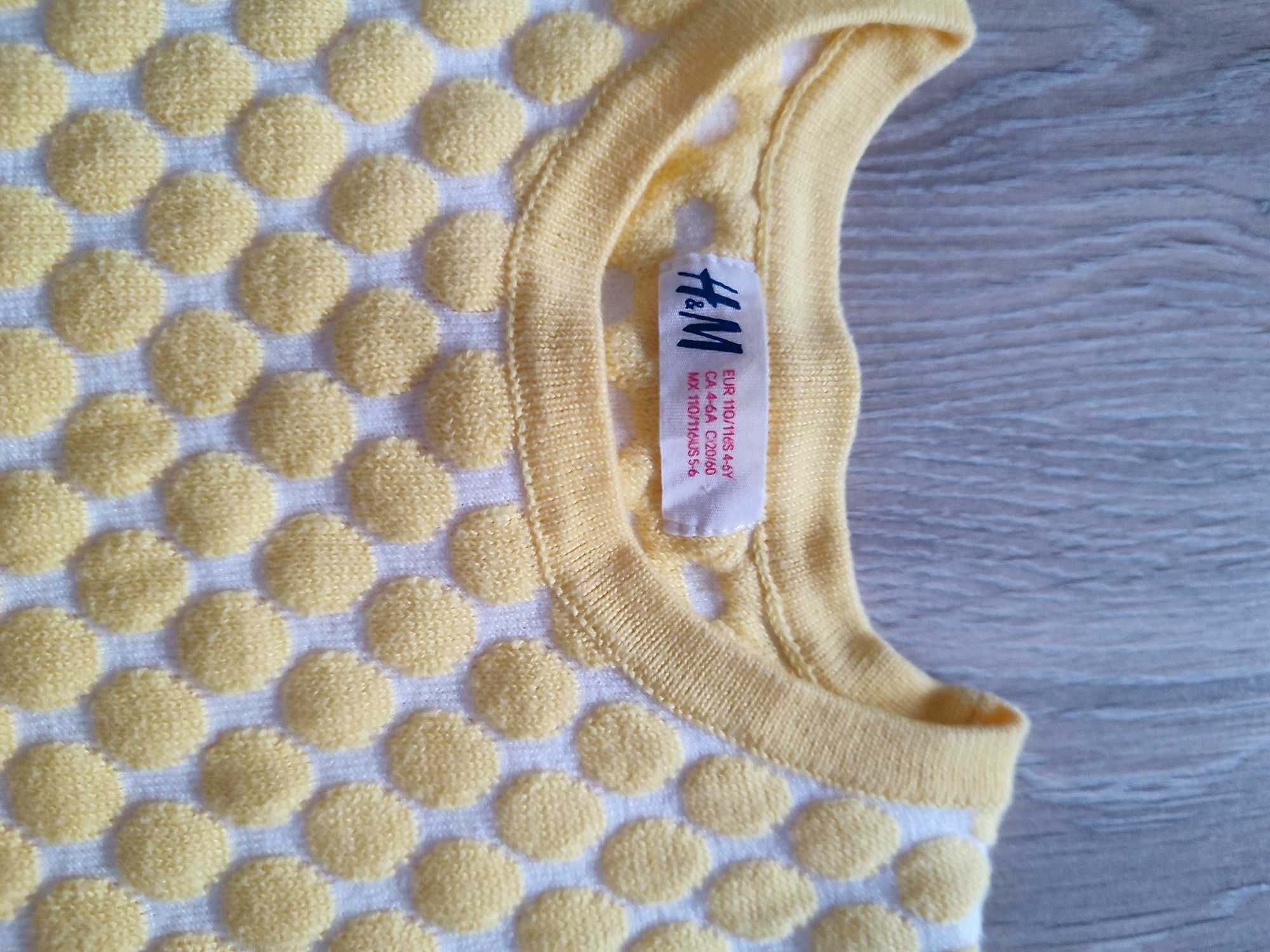Sweterek, bluzeczka dla dziewczynki H&M 110-116
