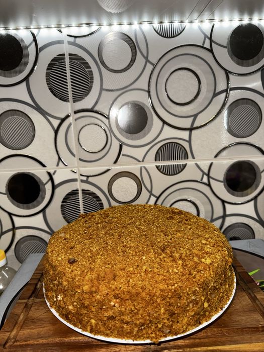 Медовик домашний, ручная работа