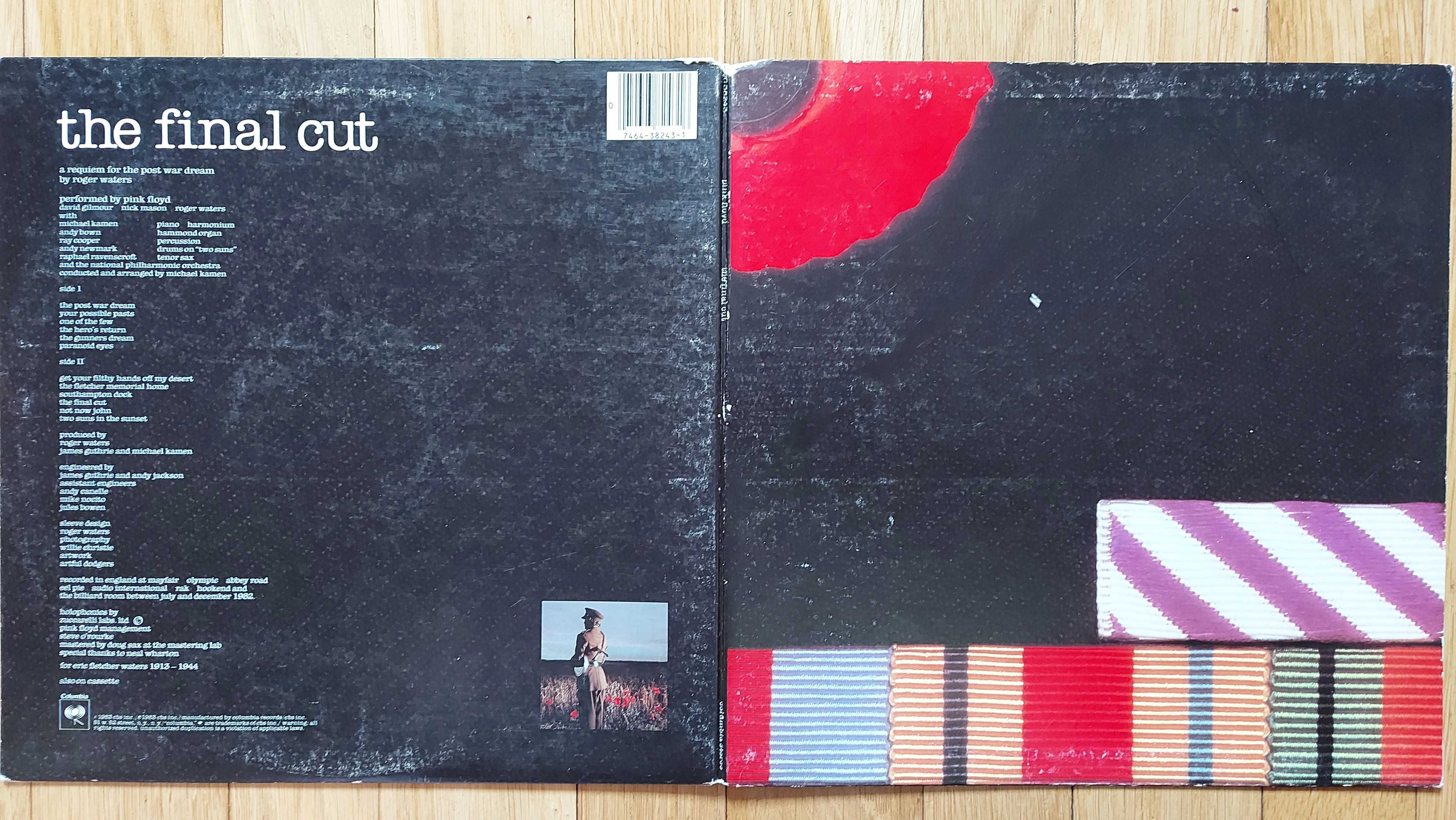 Pink Floyd ‎The Final Cut 1983 US (EX+/VG+) + inne wydania