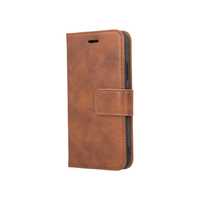 Forever Classic Leather Book Case Do Iphone Xr Brązowy