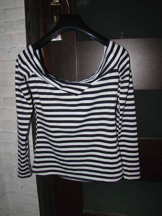 Elegancka bluzka damska odkryte ramiona roz 36