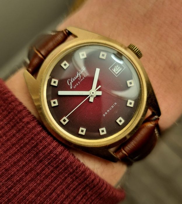 Zegarek Męski Glashutte Spezimatic 35 mm super stan ! Lata  1970