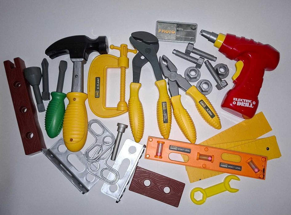 Дитячий набір інструментів + Шуруповерт на батарейках