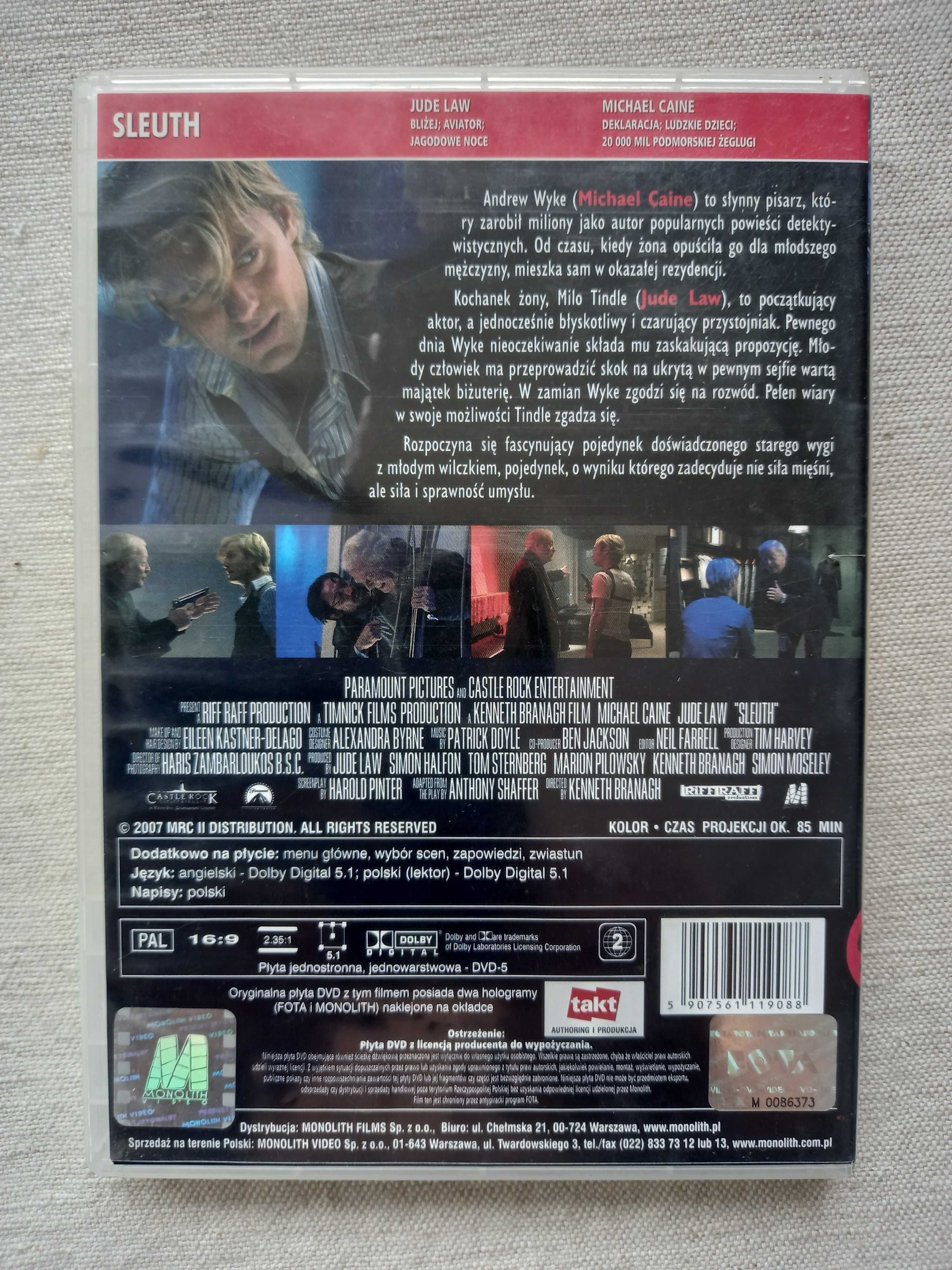 Film DVD w pudełku Pojedynek