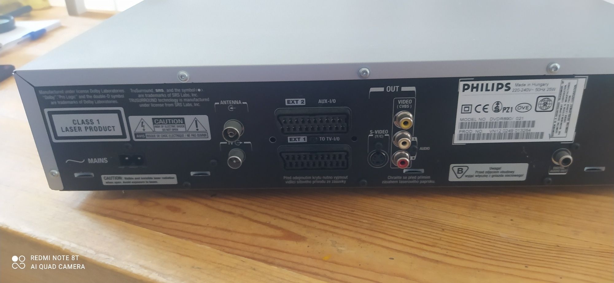 PRZECENA Nagrywarka Philips DVDR 890/021 na części
