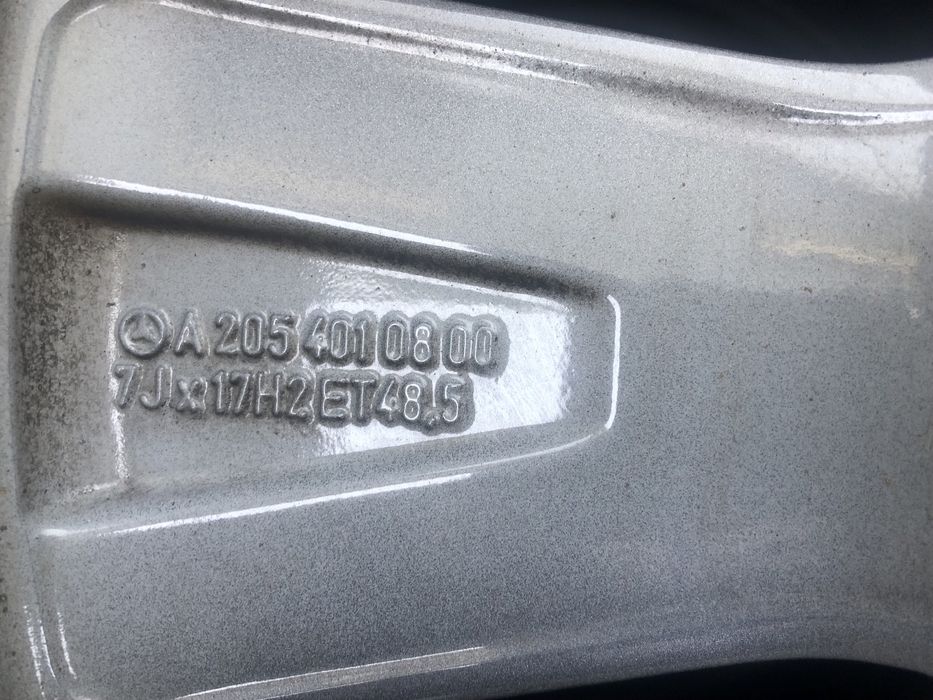 Alu Mercedes B C Vito Viano 17 Oem Komplet Czujniki cisnienia BDB