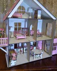 Ляльковий домик ліфт і балкон лол будиночок іграшкові меблі для ляльок