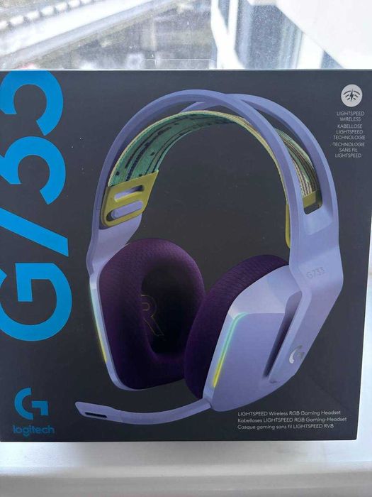 Навушники Logitech Lightspeed Wireless RGB Gaming Headset G733 Lilac