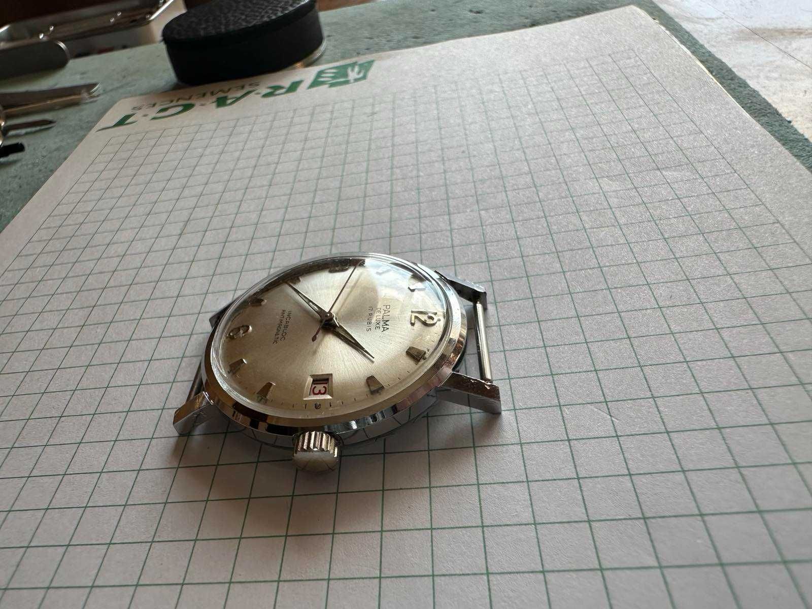 часы швейцарские Palma de luxe 17 камней. бу. винтажная классика