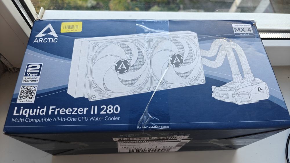 Arctic Liquid Freezer 2 280 топове охолодження am4 am5 1200 1700 1851