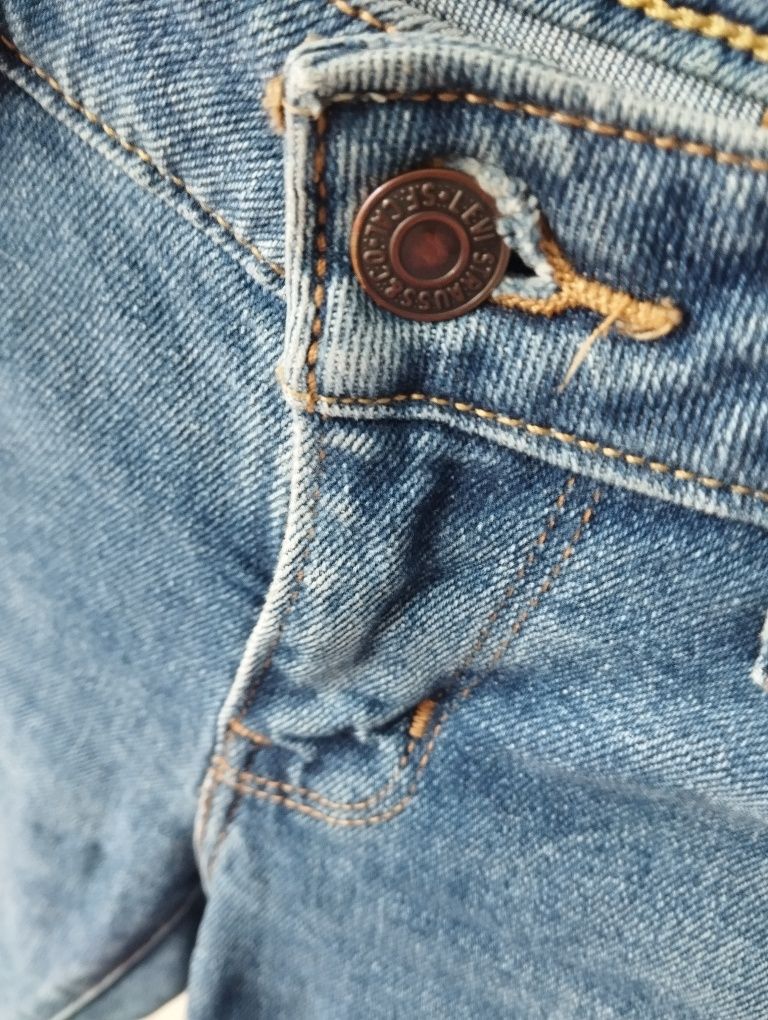 Jeansy skinny Levi's 712 slim roz 25
