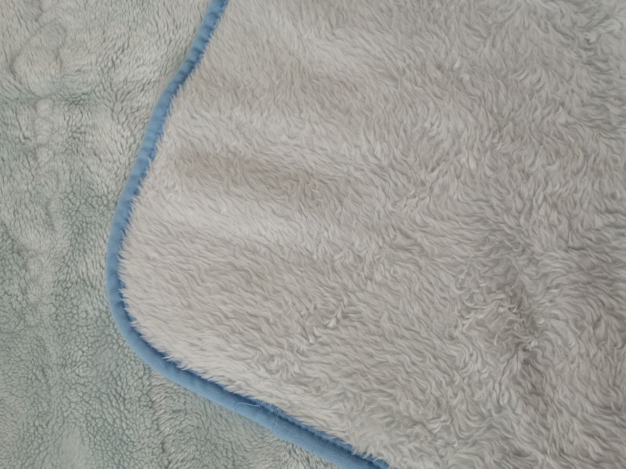 Koc z Misiem niebieski 80x160