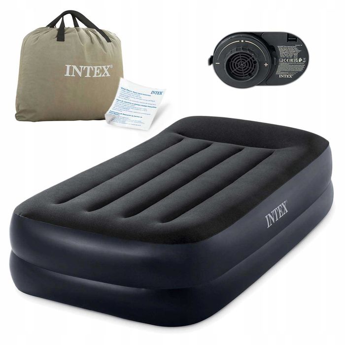 Materac jednoosobowy Intex 191 x 99 x 42 cm czarny