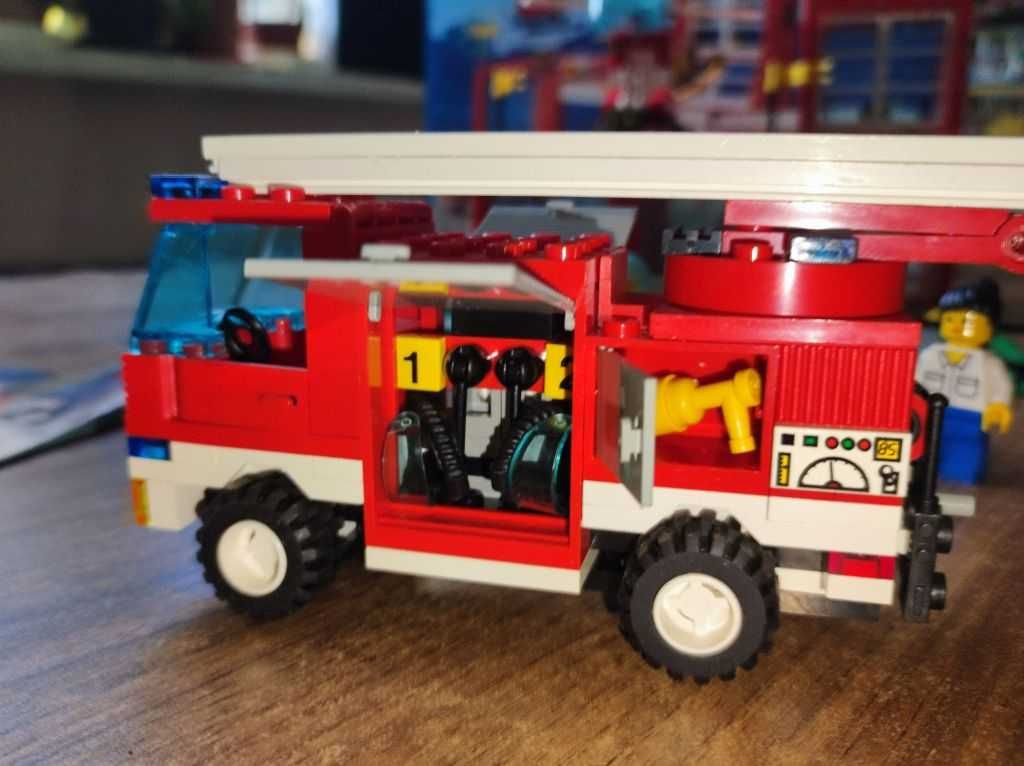 Lego 6571 Flame Fighters Remiza pudełko i instrukcja